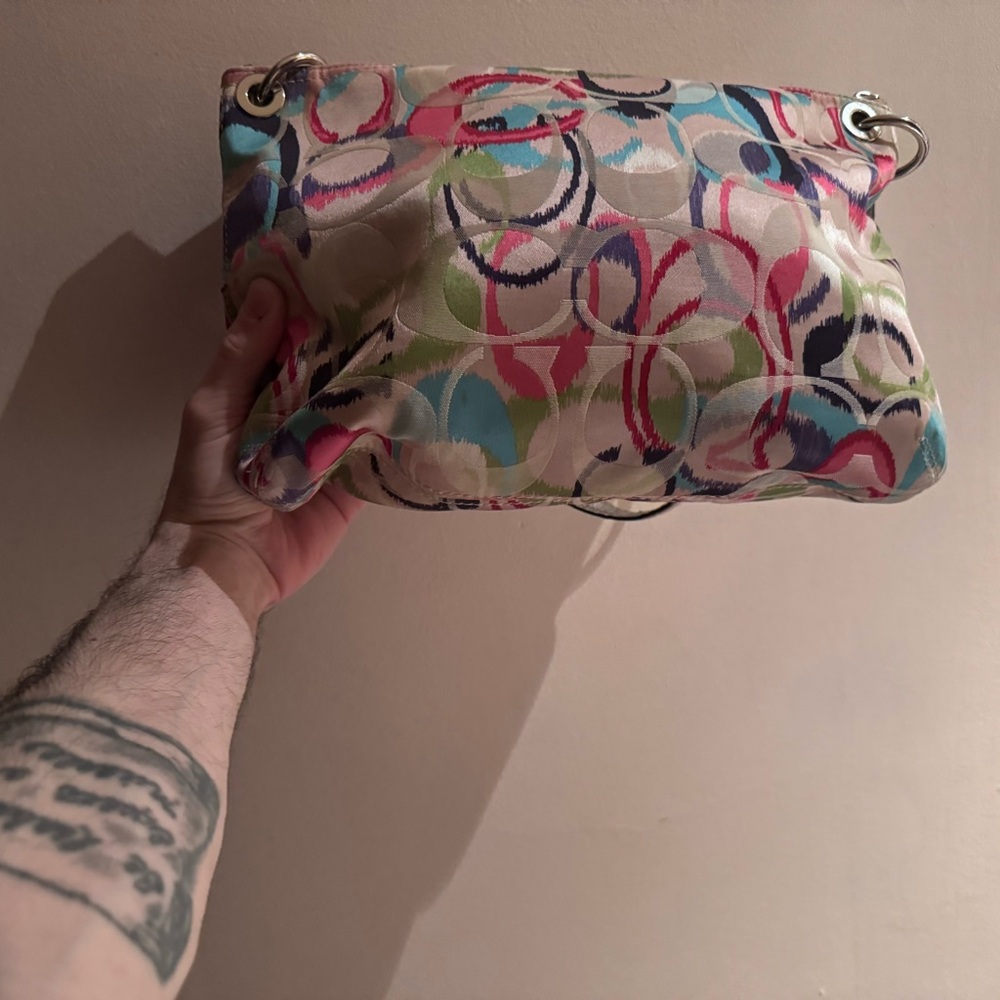 Coach Multicolor Patterned Handbag - image 4